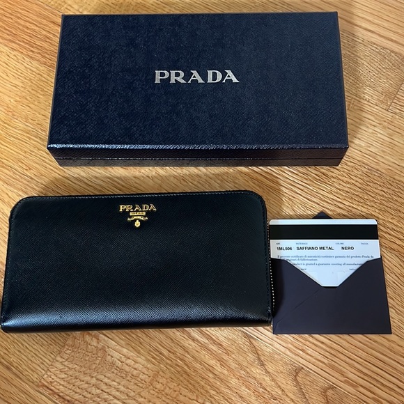 Prada Saffiano Leather Wallet